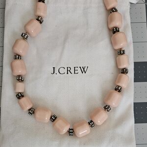 J. Crew Blush Beaded Necklace